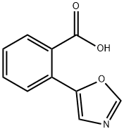 2-(5-噁唑基)苯甲酸 结构式