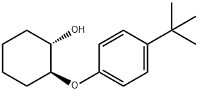 (1S-TRANS)-2-(4-TERT-BUTYLPHENOXY)CYCLOHEXANOL 结构式