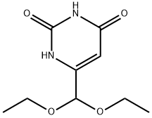 6-(二乙氧基甲基)尿嘧啶 结构式