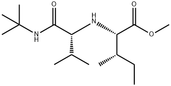 L-Isoleucine, N-[1-[[(1,1-dimethylethyl)amino]carbonyl]-2-methylpropyl]-, methyl ester, (R)- (9CI) 结构式