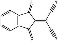 2-(二氰基亚甲基)茚-1,3-二酮 结构式