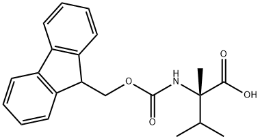 (S)-N-FMOC-Α-METHYLVALINE 结构式