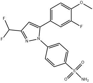 地拉考昔 结构式