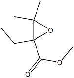 Oxiranecarboxylic acid, 2-ethyl-3,3-dimethyl-, methyl ester, (-)- (9CI) 结构式