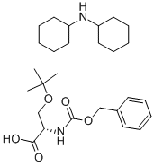 N-苄氧羰基-O-叔丁基-L-丝氨酸 二环己基铵盐 结构式