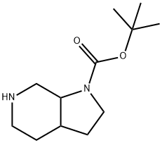 1H-吡咯并[2,3-C]吡啶-1-羧酸 结构式