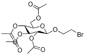 2-溴乙基2,3,4,6-四-O-乙酰基-Β-D-吡喃葡萄糖苷 结构式