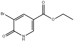6-羟基-5-溴烟酸乙酯 结构式