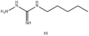 N-氨基-N'-戊基胍氢碘酸盐 结构式