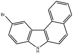 10-溴-7H-苯并[C]咔唑 结构式