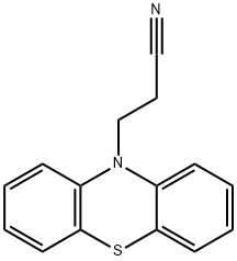10H-Phenothiazine-10-propanenitrile 结构式