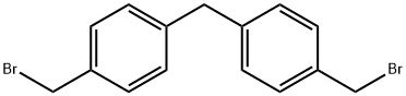 双(4-溴甲基苯基)甲烷 结构式