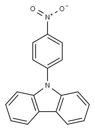 9-(4-硝基苯)-9H-咔唑 结构式