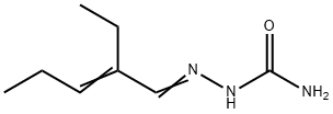 2-Ethyl-2-pentenal semicarbazone 结构式