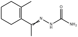 Methyl(2-methyl-1-cyclohexen-1-yl) ketone semicarbazone 结构式