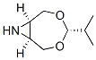 3,5-Dioxa-8-azabicyclo[5.1.0]octane,4-(1-methylethyl)-,(1alpha,4alpha,7alpha)-(9CI) 结构式