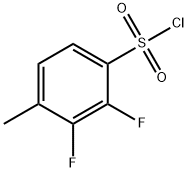 2,3-Difluoro-4-methylbenzenesulfonylchloride 结构式