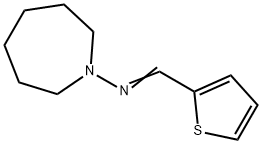 Hexahydro-1-(2-thenylideneamino)-1H-azepine 结构式