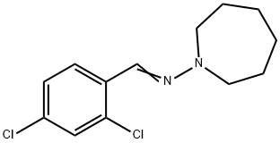 N-(2,4-Dichlorobenzylidene)-1-azepanamine 结构式