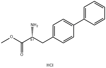 (R)-3-([1,1'-联苯] -4-基)-2-氨基丙酸乙酯盐酸盐 结构式