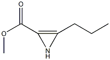 2H-Azirine-2-carboxylicacid,3-propyl-,methylester,(R)-(9CI) 结构式