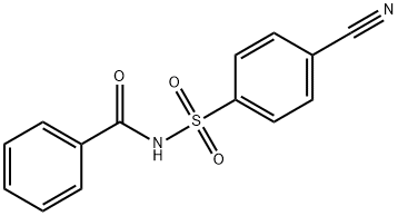 BenzaMide, N-[(4-cyanophenyl)sulfonyl]- 结构式