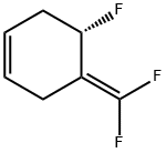 Cyclohexene, 4-(difluoromethylene)-5-fluoro-, (S)- (9CI) 结构式