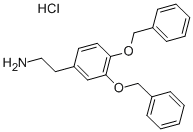 3,4-(二苄氧基)苯乙胺盐酸盐 结构式