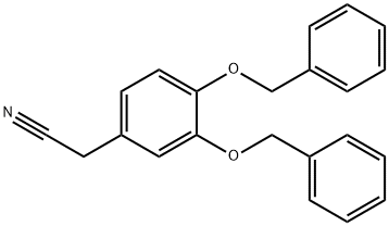 3,4-二苄氧基苯乙腈 结构式