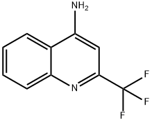 2-三氟甲基-4-氨基喹啉 结构式