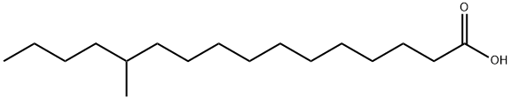 12-methylhexadecanoic acid 结构式