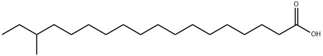 16-甲基十八烷酸 结构式