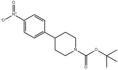 1-BOC-4-(4-硝基苯基)哌啶 结构式