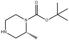 (R)-1-N-Boc-2-甲基哌嗪 结构式