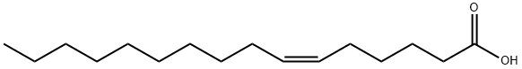 十六碳烯酸 结构式