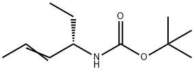 Carbamic acid, (1-ethyl-2-butenyl)-, 1,1-dimethylethyl ester, (S)- (9CI) 结构式