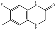 2(1H)-Quinoxalinone,7-fluoro-3,4-dihydro-6-methyl-(9CI) 结构式