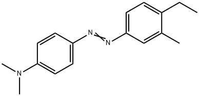 4-[(3-Methyl-4-ethylphenyl)azo]-N,N-dimethylbenzenamine 结构式
