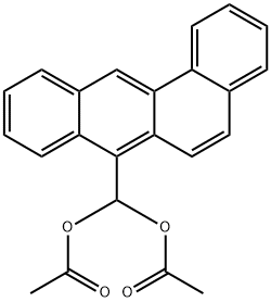 7-(Diacetoxymethyl)benz[a]anthracene 结构式