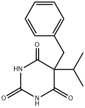 5-Isopropyl-5-benzylbarbituric acid 结构式