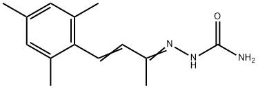 4-Mesityl-3-buten-2-one semicarbazone 结构式