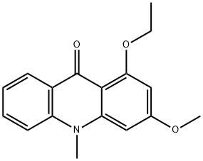 1-Ethoxy-3-methoxy-10-methyl-9-acridanone 结构式
