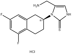 盐酸内匹司他 结构式