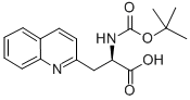BOC-D-2-喹啉基丙氨酸 结构式