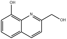 2-(羟甲基)喹啉-8-醇 结构式