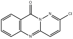 2-氯10H哒嗪并[3,2-B]喹唑-10-酮 结构式