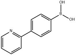 4-(2-吡啶基)苯硼酸 结构式