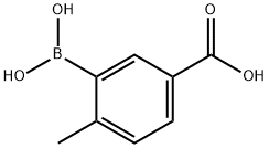5-羧酸-2-甲基苯硼酸 结构式