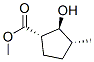 Cyclopentanecarboxylic acid, 2-hydroxy-3-methyl-, methyl ester, (1alpha,2beta,3alpha)- 结构式