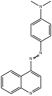 4-(4-Dimethylaminophenylazo)quinoline 结构式